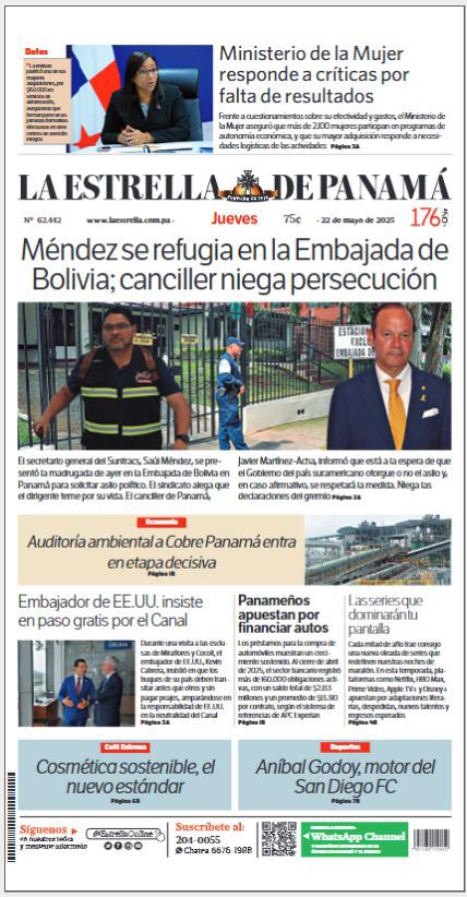 Portada del impreso de 22 de mayo de 2025