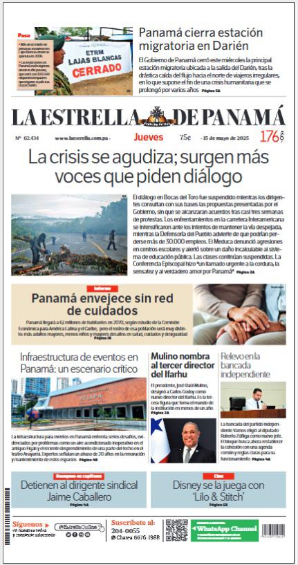 Portada del impreso de 15 de mayo de 2025