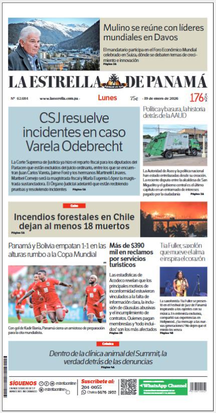 Portada del impreso del 19 de enero de 2026