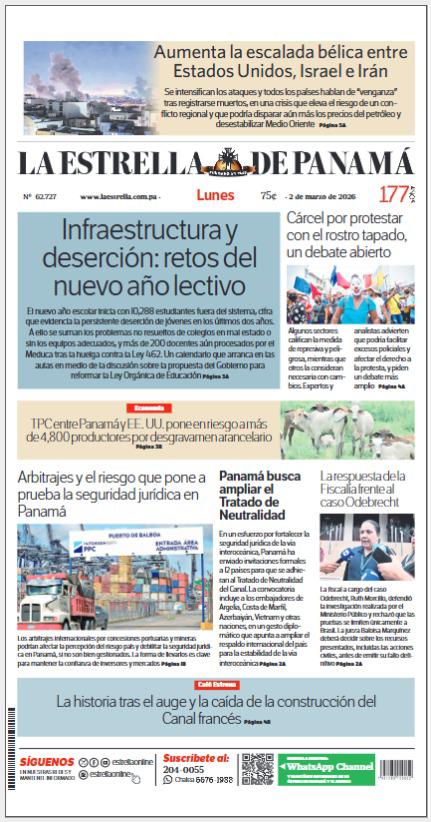 Portada del impreso del 2 de marzo de 2026