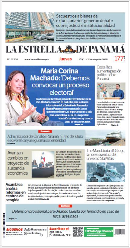 Portada del impreso del 21 de mayo de 2026