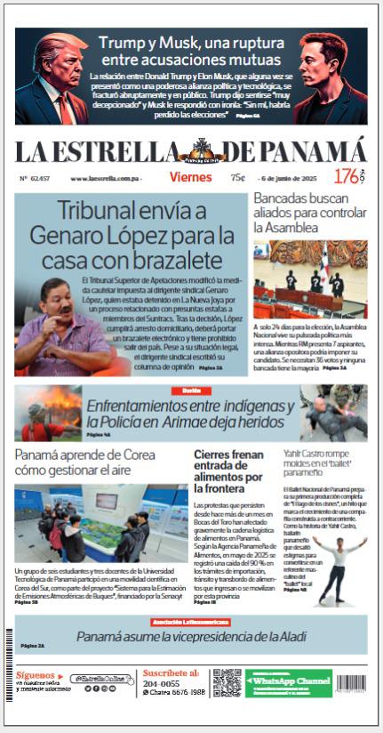 Portada del impreso de 6 de junio de 2025