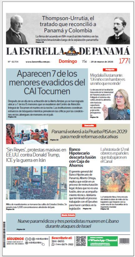 Portada del impreso del 29 de marzo de 2026