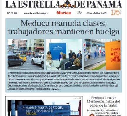Portada del impreso del 29 de abril de 2025