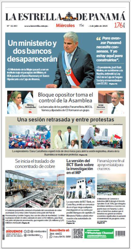 Portada del impreso de 2 de julio de 2025