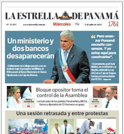 Portada del impreso de 2 de julio de 2025