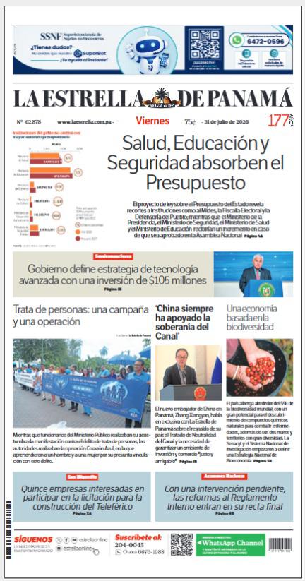 Portada del impreso del 31 de julio de 2026