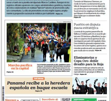 Portada del impreso del 30 de abril de 2025