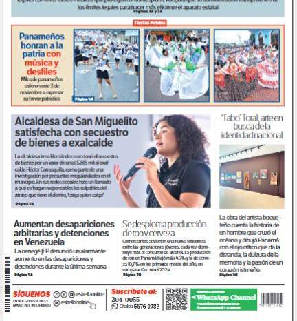 Portada del impreso del 4 de noviembre de 2025