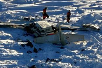 La Guardia Costera ha terminado la búsqueda del avión desaparecido tras hallarlo a unas 34 millas al sureste de Nome.