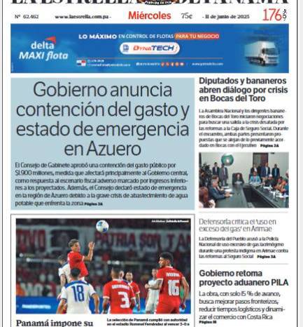 Portada del impreso de 11 de junio de 2025