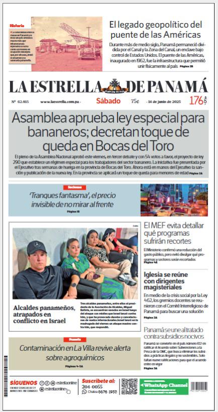 Portada del impreso de 14 de junio de 2025