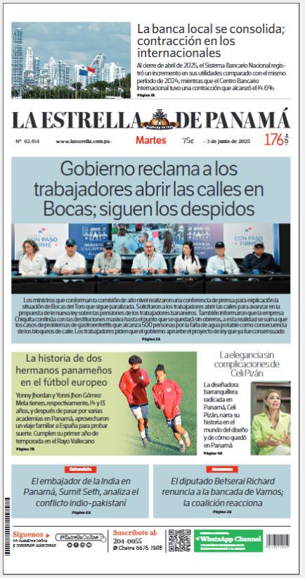 Portada del impreso de 3 de junio de 2025