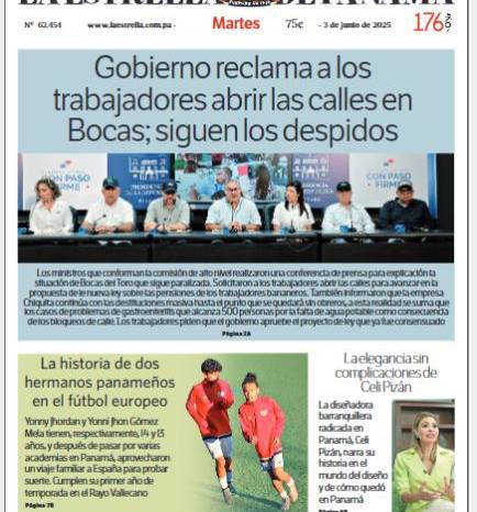 Portada del impreso de 3 de junio de 2025