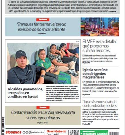 Portada del impreso de 14 de junio de 2025
