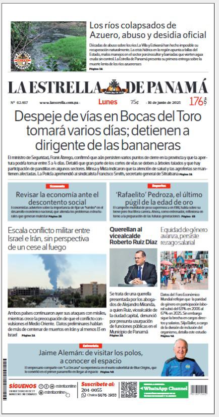 Portada del impreso de 16 de junio de 2025