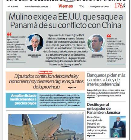 Portada del impreso de 13 de junio de 2025