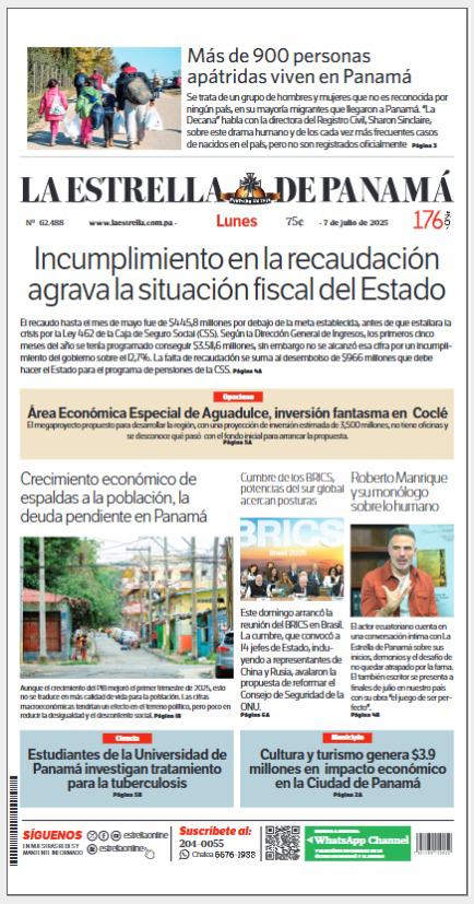 Portada del impreso de 7 de julio de 2025