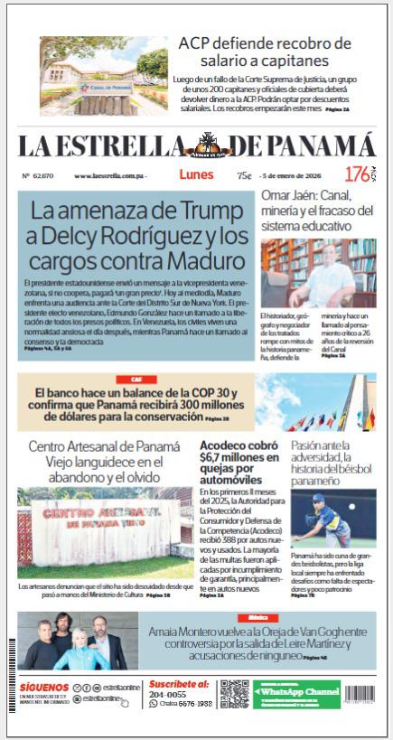 Portada del impreso del 5 de enero de 2026