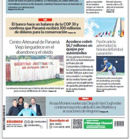 Portada del impreso del 5 de enero de 2026