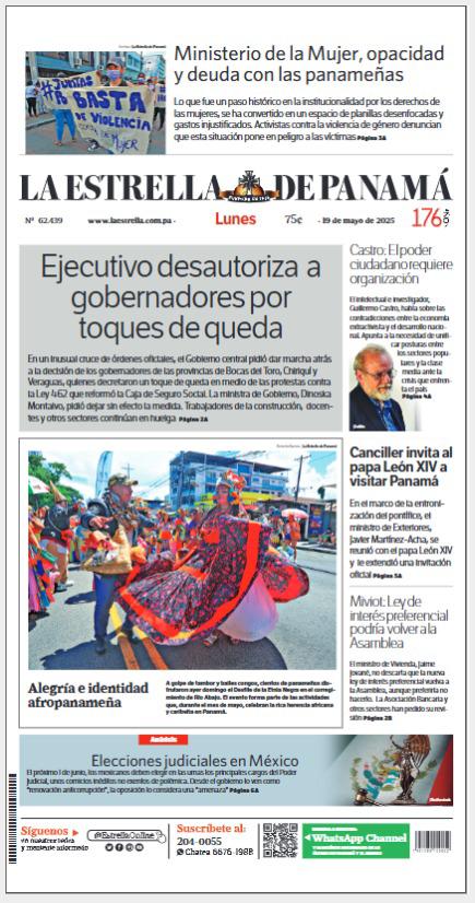 Portada del impreso de 19 de mayo de 2025