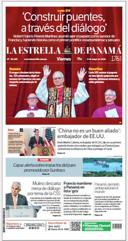Portada del impreso de 9 de mayo de 2025