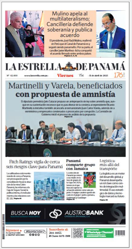 Portada del impreso del 11 de abril de 2025