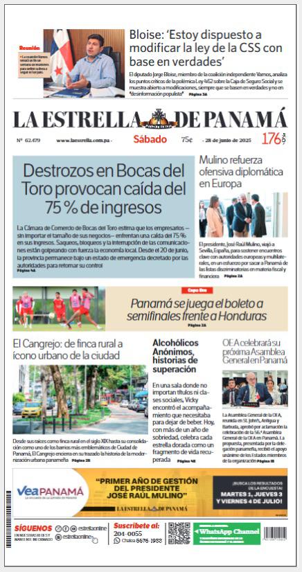 Portada del impreso de 28 de junio de 2025