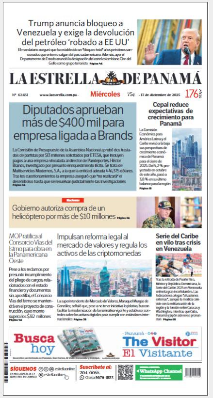 Portada del impreso del 17 de diciembre de 2025