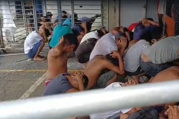 Por lo menos 90 personas fueron aprehendidas en el distrito de Changuinola.