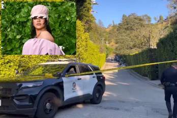 La policía mantiene el área acordonada hasta terminar las investigaciones.