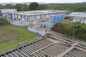 La potabilizadora de Chilibre brinda alrededor de 250 millones de galones de agua al día.