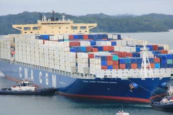 La naviera franco-libanés CMA CGM cubre unos 420 puertos en el mundo.