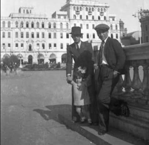 Plaza San Martín, Lima, 1950.