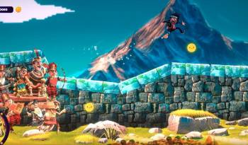 Captura de pantalla cedida por Killa Zinga Games que muestra uno de los niveles del videojuego Capac Heroes.