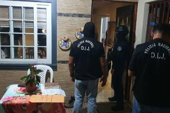 Los aprehendidos serán llevados ante las próximas horas ante un juez de garantías.