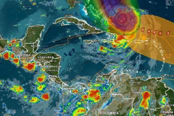 Muestra del comportamiento climático según el Sistema Regional de Monitoreo.