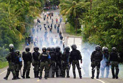 El 10 de julio de 2010 ocurrieron los enfrentamientos en Bocas del Toro por la aprobación de la ‘ley chorizo’.
