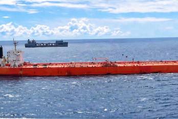 La embarcación fue capturada este martes 21 de abril.