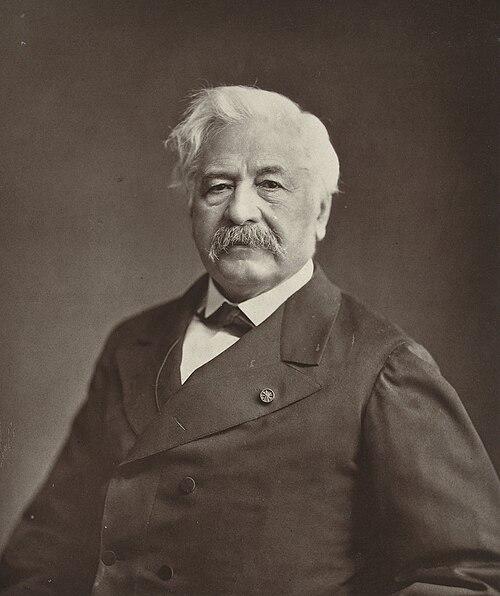 Ferdinand de Lesseps, ingeniero e impulsor del proyecto francés.