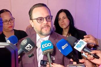 Julio Moltó, ministro de Comercio e Industrias, durante declaraciones sobre los avances comerciales de Panamá en 2025.