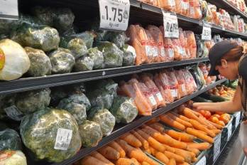 Por el grupo de vegetales y verduras, los consumidores pagaron $32,88.