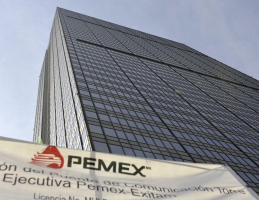 Vista de la Torre Corporativa de Petróleos Mexicanos (PEMEX), ubicada en Ciudad de México. Imagen de archivo.