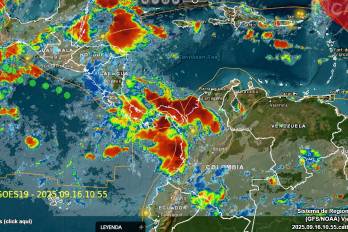 Muestra del Sistema de Regional de Monitoreo de Cathalac.