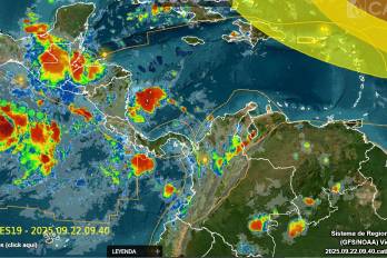 Muestra del Sistema de Regional de Monitoreo de Cathalac.