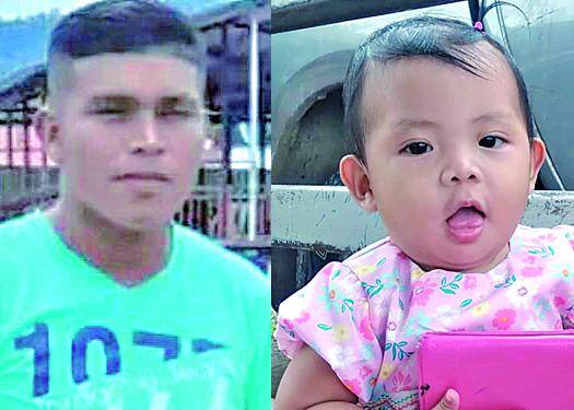 Dos fallecidos en la crisis: Michelle Becker (1 año y 5 meses) y Roger Montezuma (25 años).