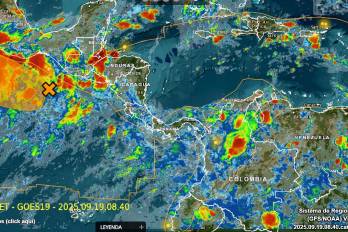 Muestra del Sistema de Regional de Monitoreo de Cathalac.