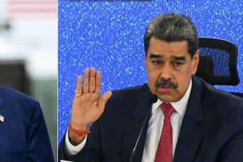 Donald Trump, presidente de Estados Unidos, y Nicolás Maduro, presidente de Venezuela