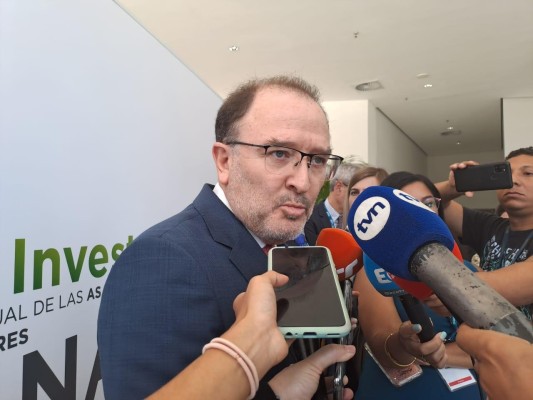 Gerardo Corrochano, secretario del BID, durante la reunión anual que se realiza en Panamá