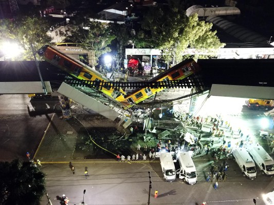 Derrumbe del metro de Ciudad de México